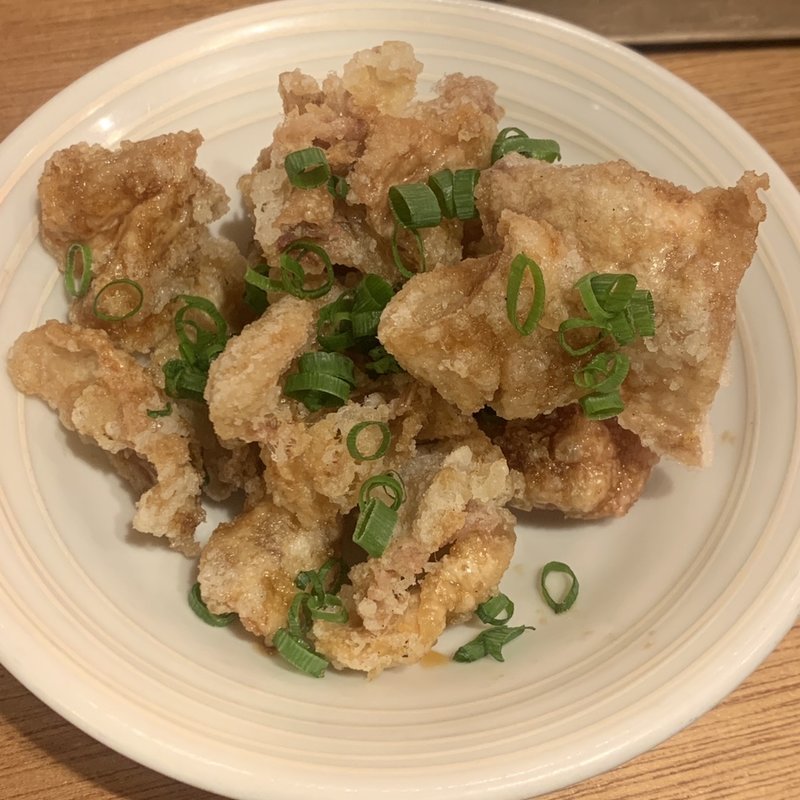 かりかり鶏皮ポン酢(串かつ でんがな 新宿西口ハルク店 )