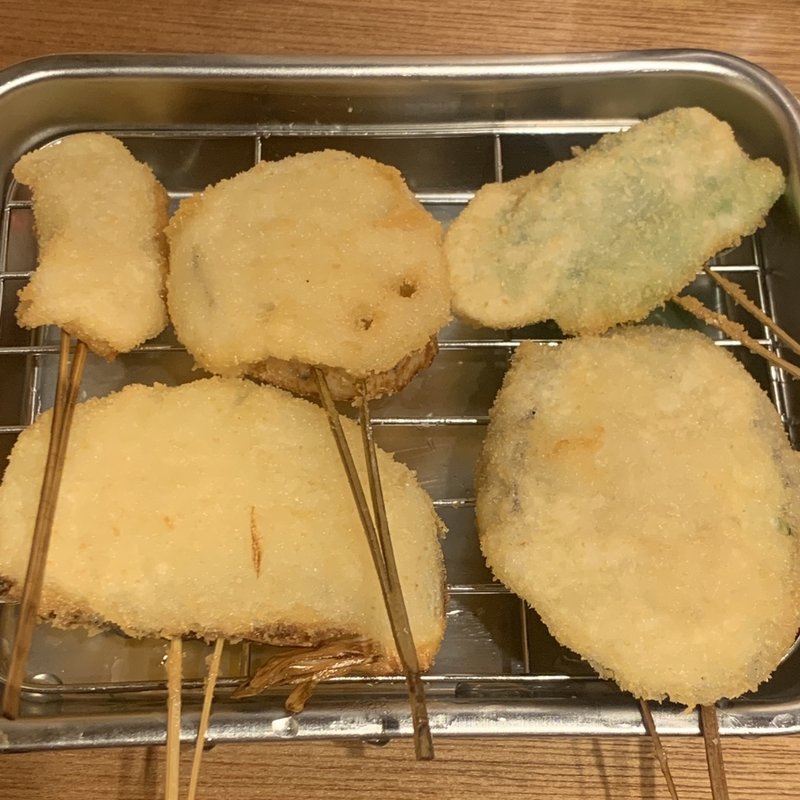 野菜5本セット(串かつ でんがな 新宿西口ハルク店 )