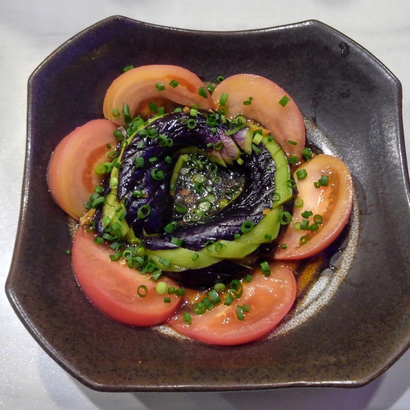 茄子とトマトのサラダ(寄鳥味鳥 （よりどりみどり）)