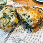 ほうれん草とベーコンのクロックムッシュ プレート(Mr.FARMER 表参道本店)