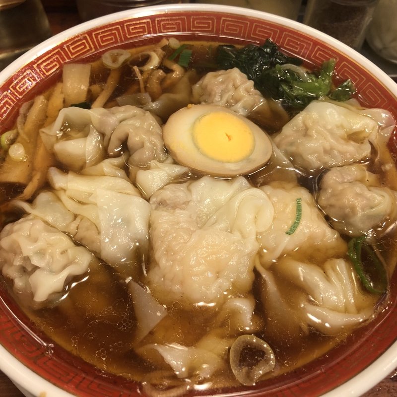 三種盛りワンタン麺(広州市場 新宿東口店 )