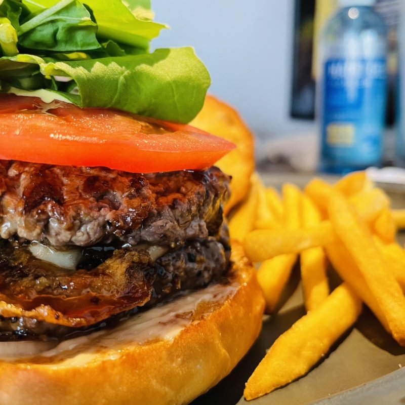 スキッパーズダブルチーズバーガー(潮見スキッパーズ)