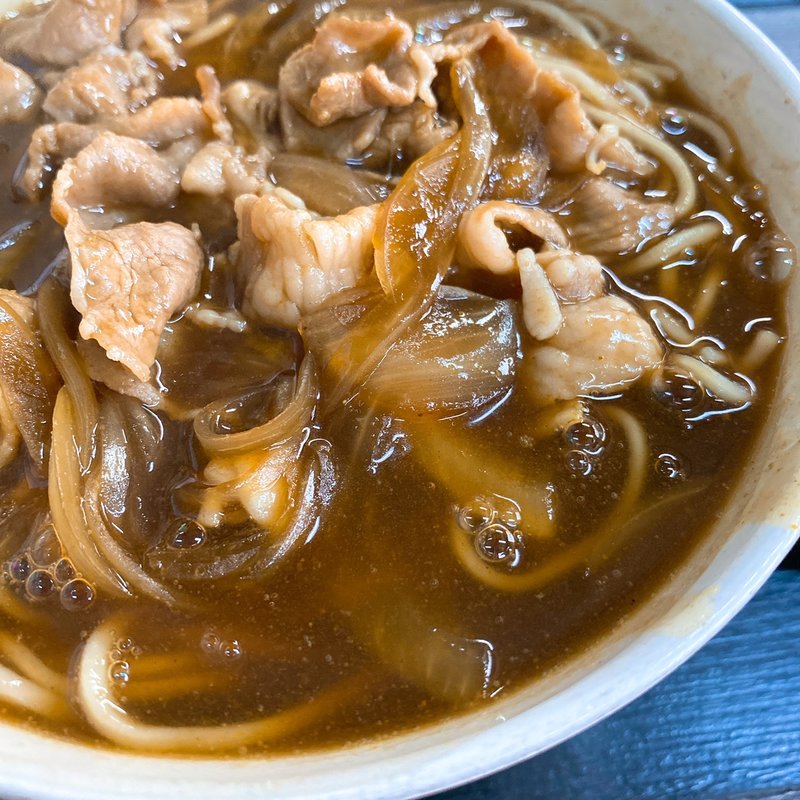 カレー南ばんそば(そば 厚生庵)