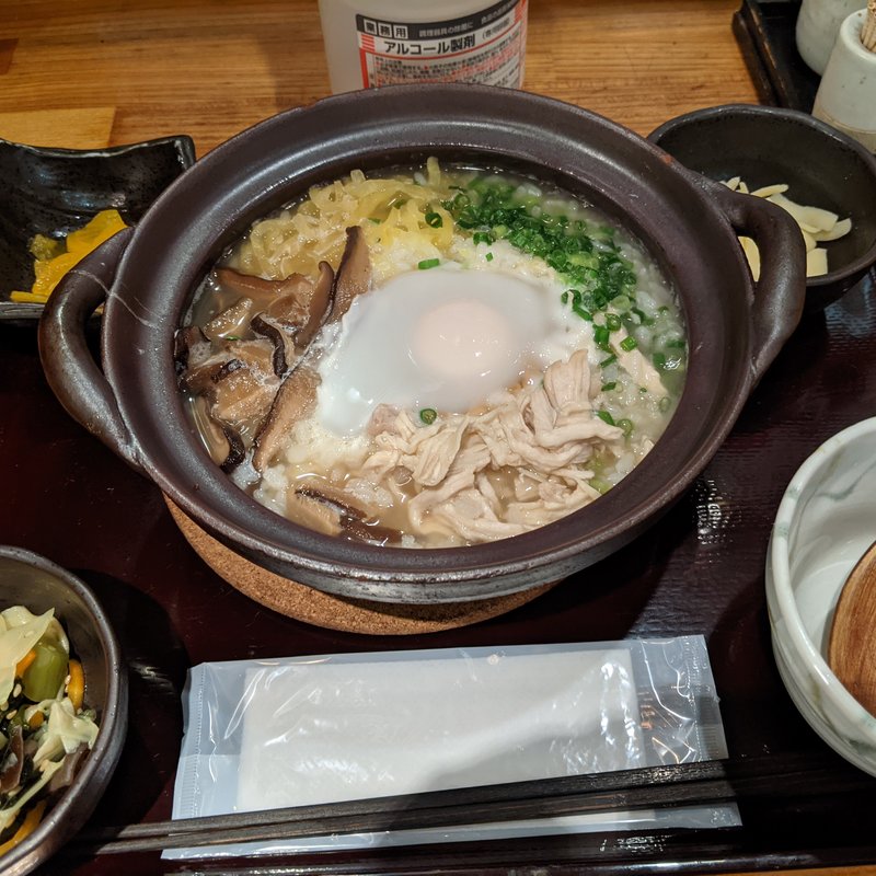 土鍋炊き鶏飯定食(鳥酎 )