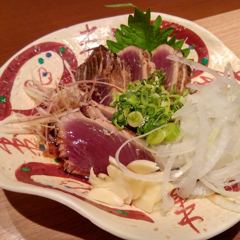 藁焼かつおのたたき(藤のや （飲み食い処 藤のや）)