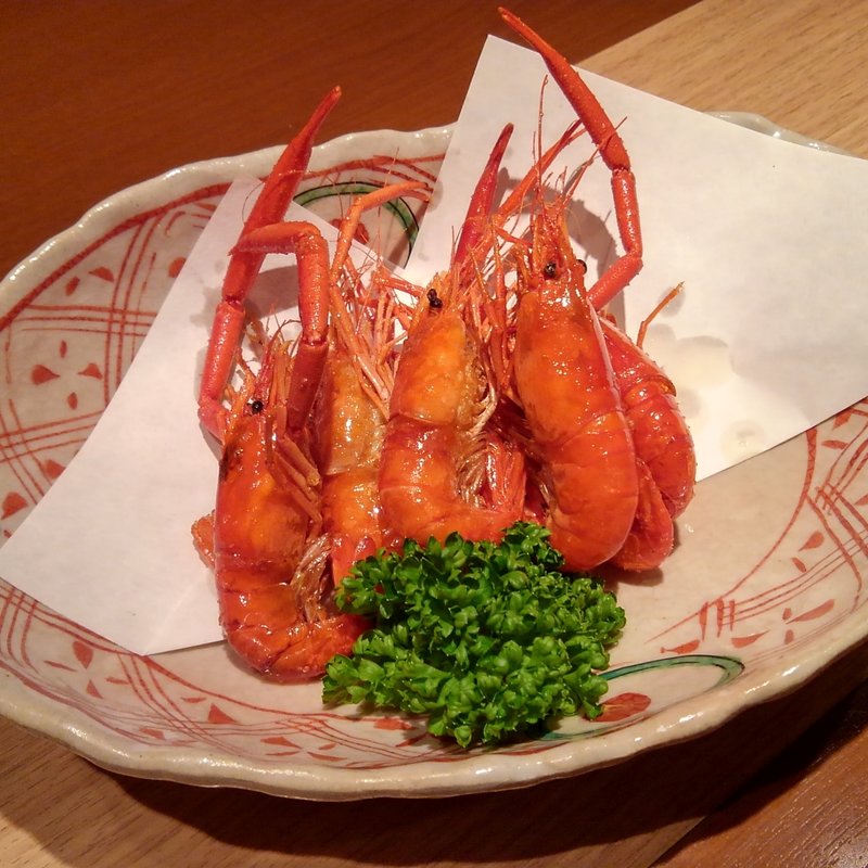 四万十川海老の素揚げ(藤のや （飲み食い処 藤のや）)