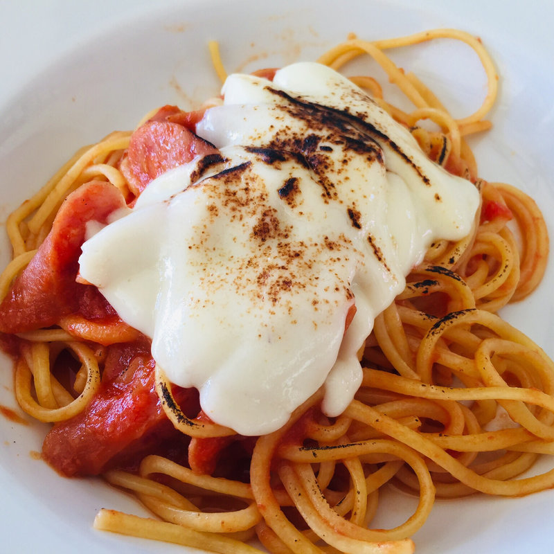 海老とチーズのスパゲッティ(生パスタ食堂　SoloSolo （ソロソロ）)