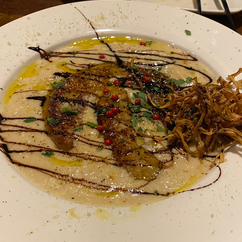 玉ねぎのポタージュ フォアグラソテー添え(金剛商店138番地 )