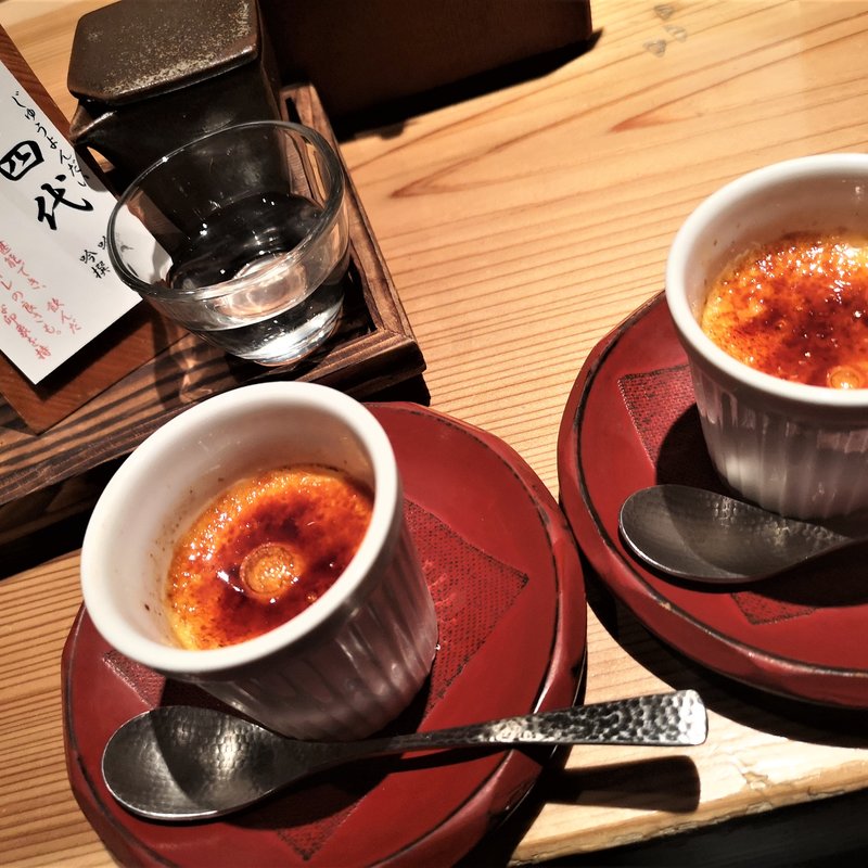 自家製濃厚プリン(炉端の佐藤 大阪難波店)