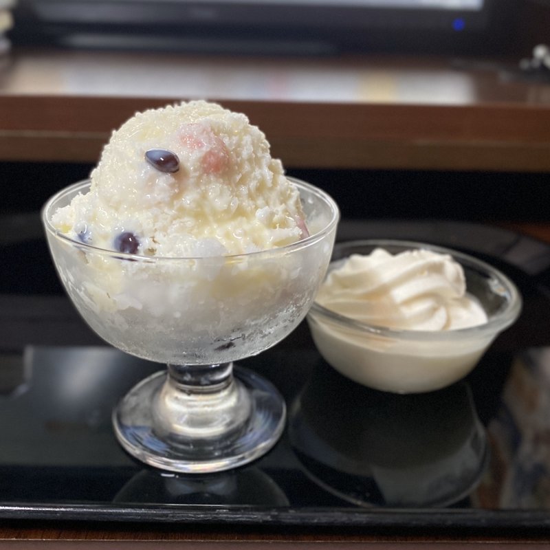 しろくま、ソフトクリーム(快活CLUB 豊田元町店)