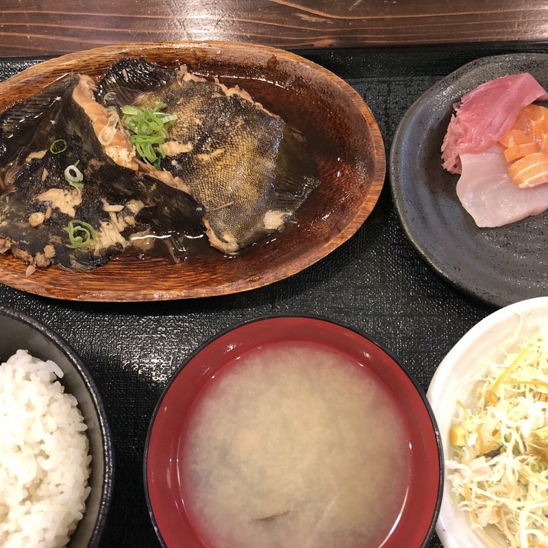 かれい煮付(銀座漁港 快海)