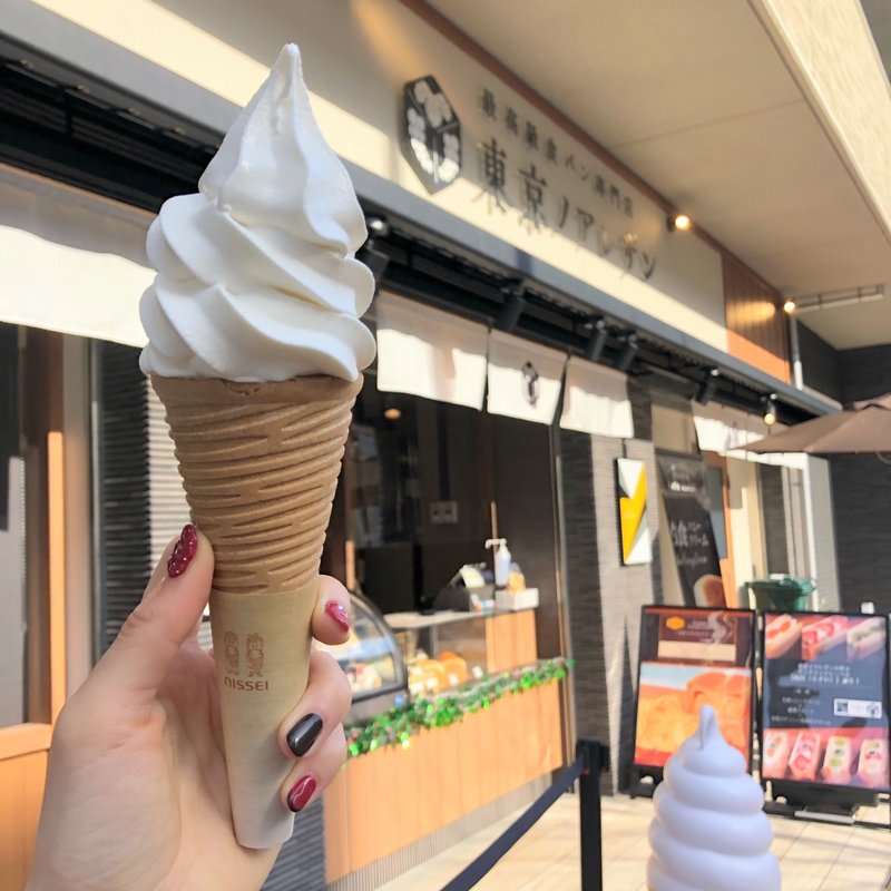 ミルクソフトクリーム(東京ノアレザン　蒲田店)