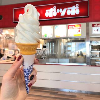 北海道ミルクソフトクリーム(ポッポ 大森店)