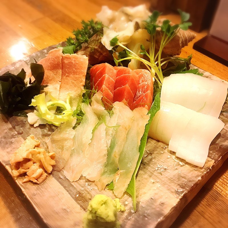 刺身盛り合わせ(はなふさ)