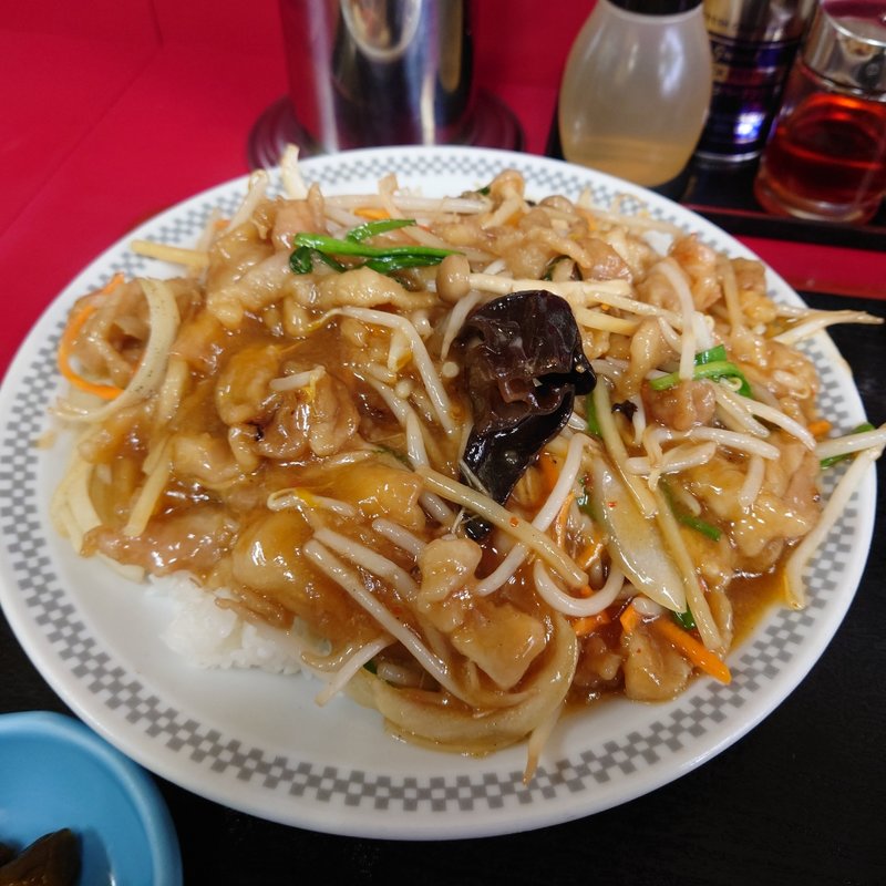 肉かけ飯(じゃのめ亭)