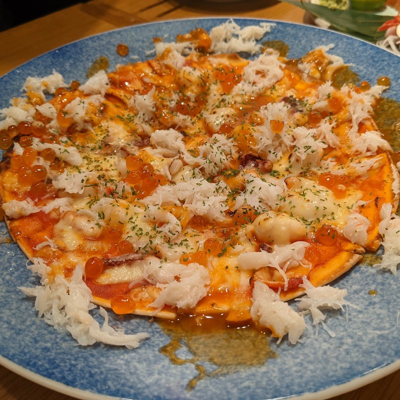 海鮮ピザ(TOKYO FISHERMAN'S WHARF 魚秀 渋谷店)