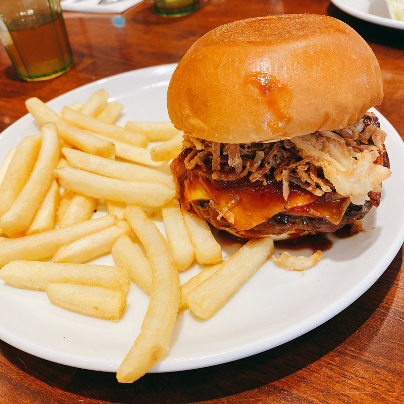 Texas barbecue Cheeseburger (LA SALSA)