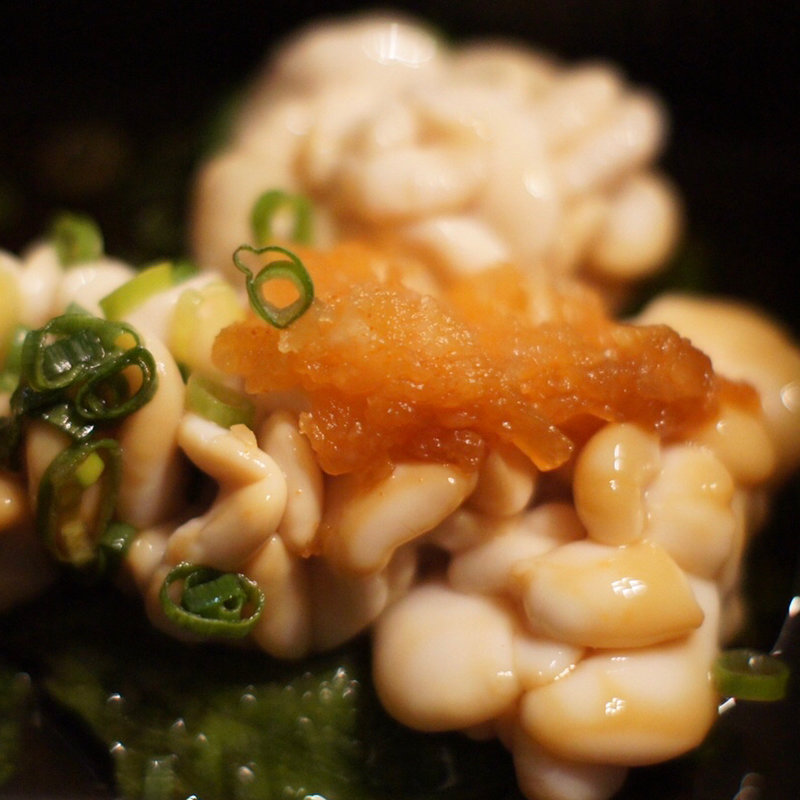 本白子ポン酢(博多ラーメン でぶちゃん 高田馬場本店)