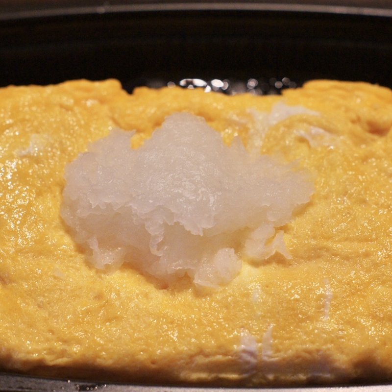 本ずわい蟹の出汁巻き(博多ラーメン でぶちゃん 高田馬場本店)