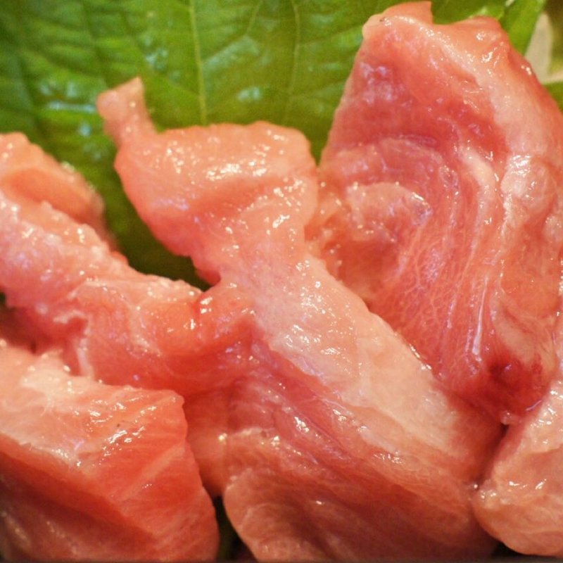 本マグロ 大トロはちのみ(脳天)(博多ラーメン でぶちゃん 高田馬場本店)