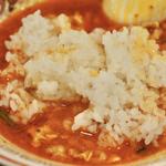 博多もつ辛麺(博多ラーメン でぶちゃん 高田馬場本店)
