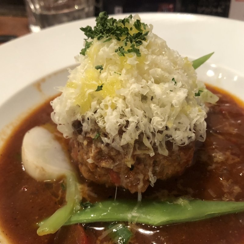 仔羊の煮込みハンバーグ　ランチコース(IJ(ichi-jyoji))