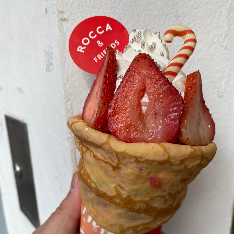 いちごサンタ(ROCCA & FRIENDS CREPERIE)