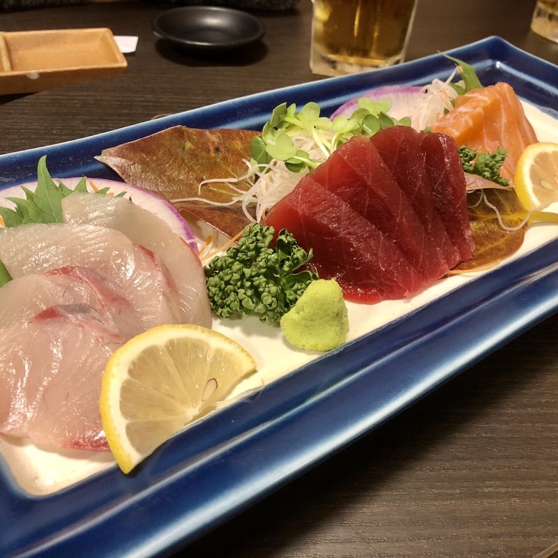 刺し盛り(はかたきねやうどん原田店)