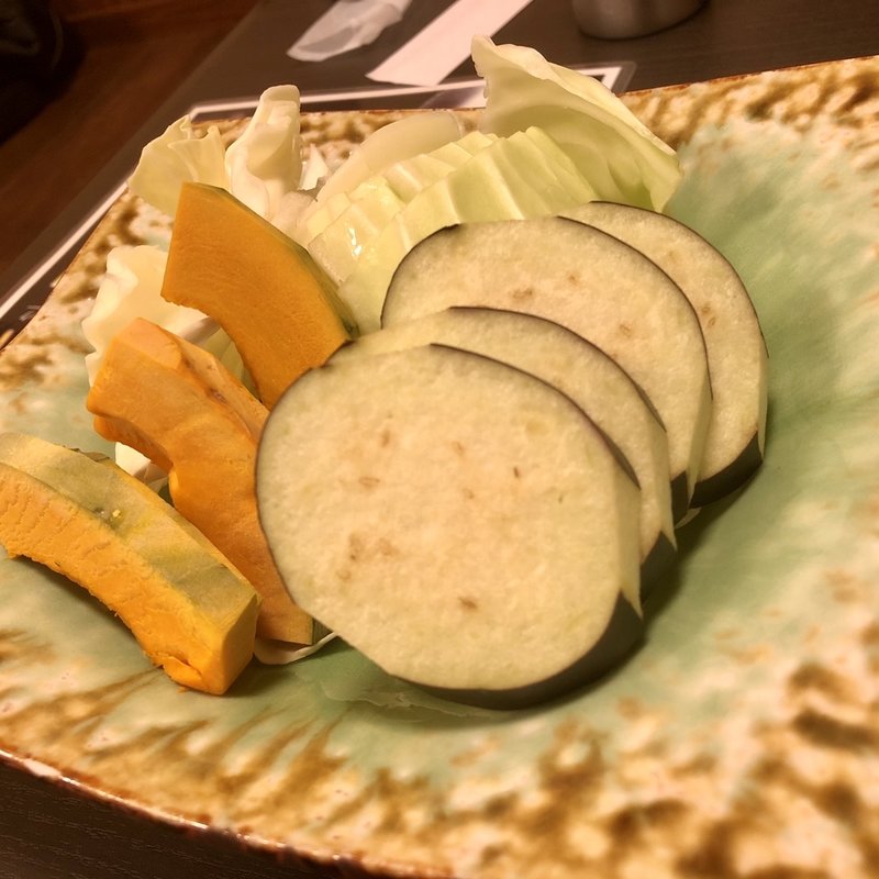 野菜盛り(はかたきねやうどん原田店)