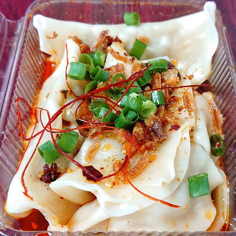 麻辣餃子(パクチリ)