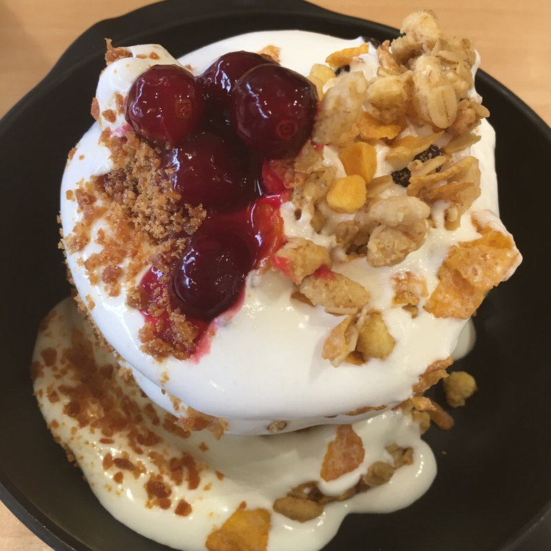 ふわふわスフレパンケーキ(かっぱ寿司 鎌ケ谷店)