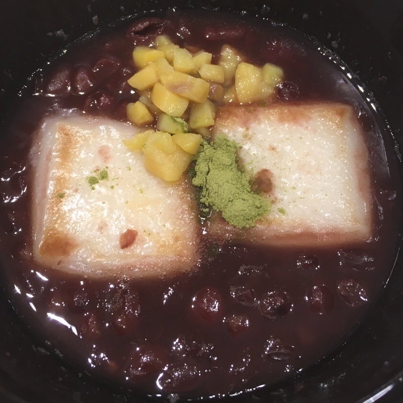 焼き餅入りぜんざい(かっぱ寿司 鎌ケ谷店)