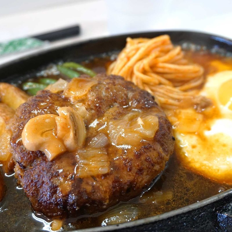 シングルハンバーグ(カレー＆ハンバーグ ヤマト 那珂川本店)