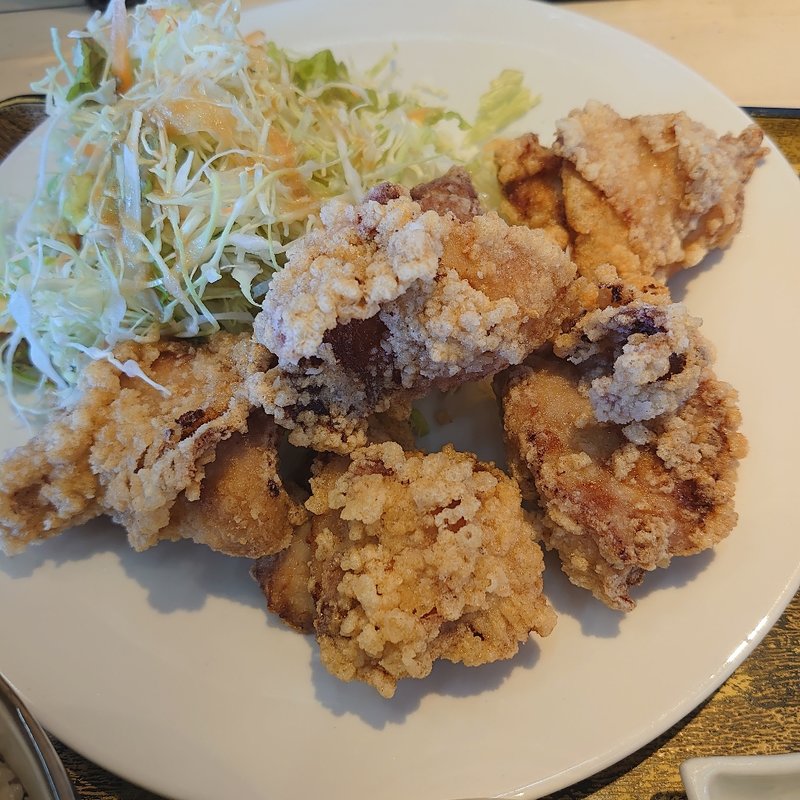 鶏のから揚げ定食(すずなり )