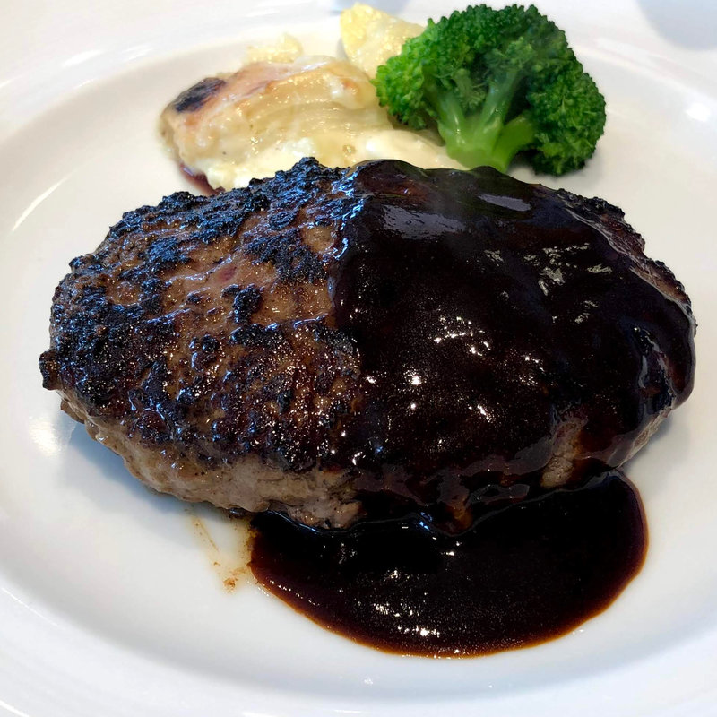 ステーキハンバーグ(目白 旬香亭(シュンコウテイ))