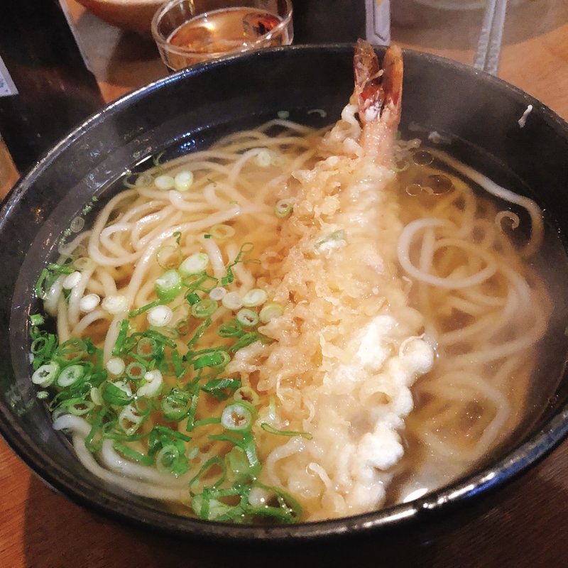 天ぷらうどん(とんぼ)