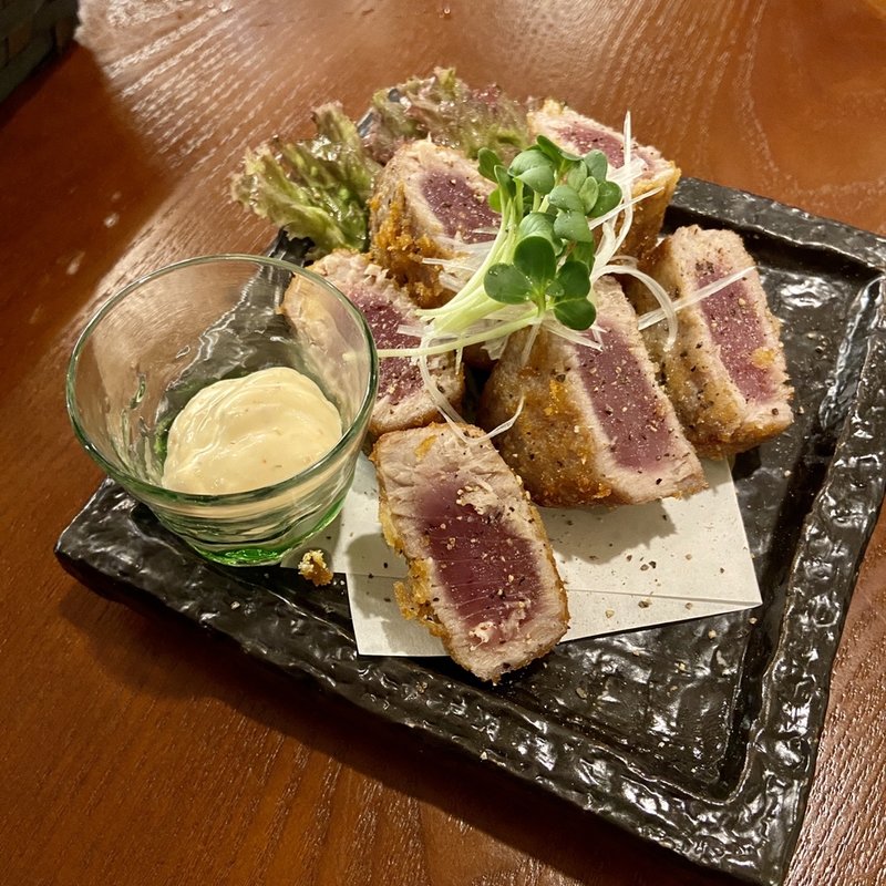 マグロのレアカツレツ(おばんざい紬)