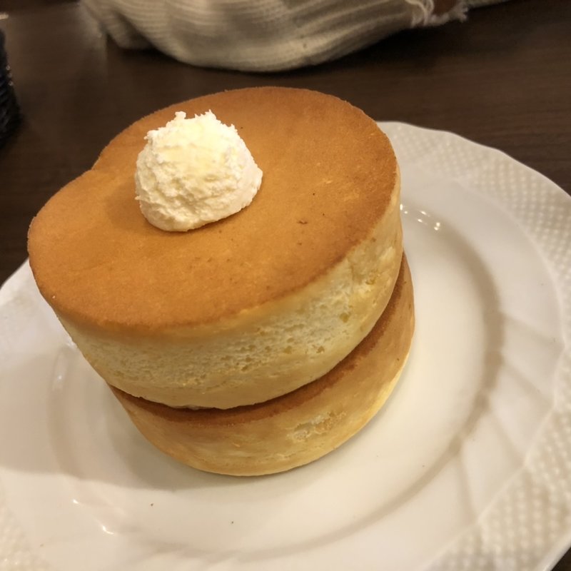 窯焼きスフレパンケーキ(星乃珈琲)