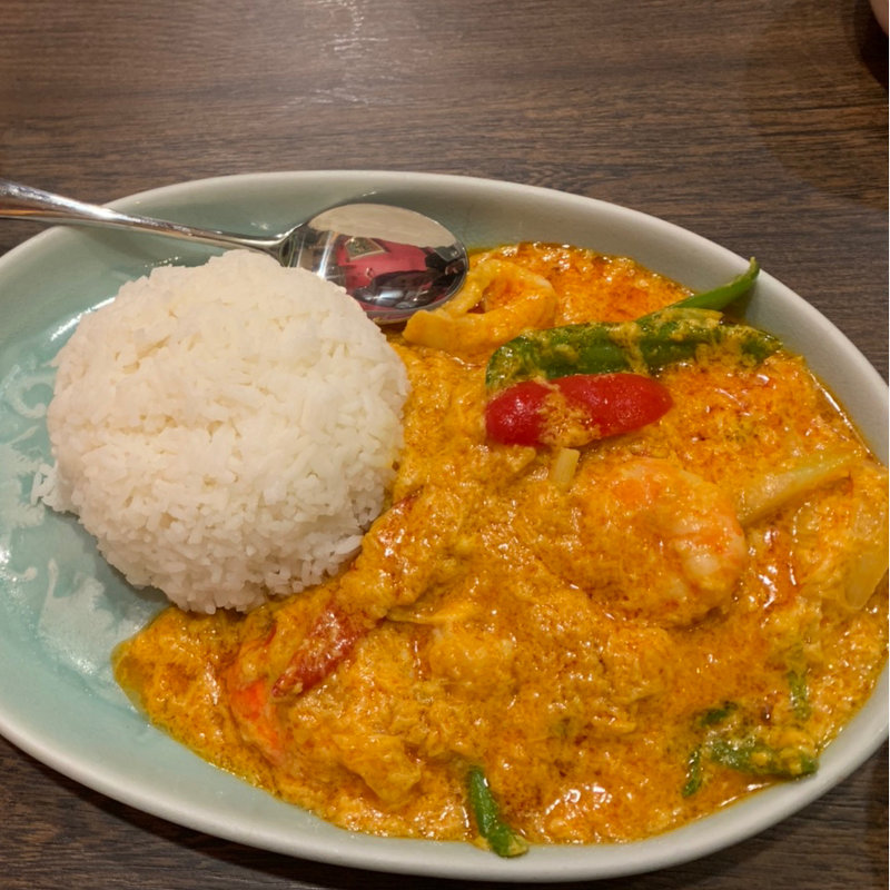 タレーパッポンカリー 具沢山海鮮のふわふわ卵とじカレー(クルン・サイアム 中目黒店)