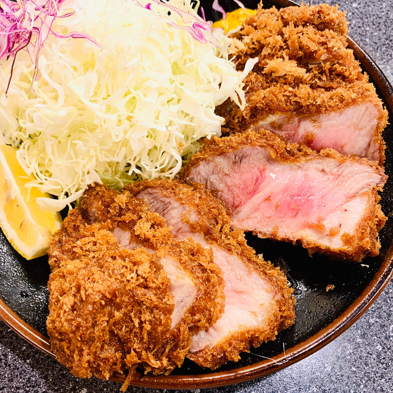 カタロースかつ定食(とんかつ檍 大門店)