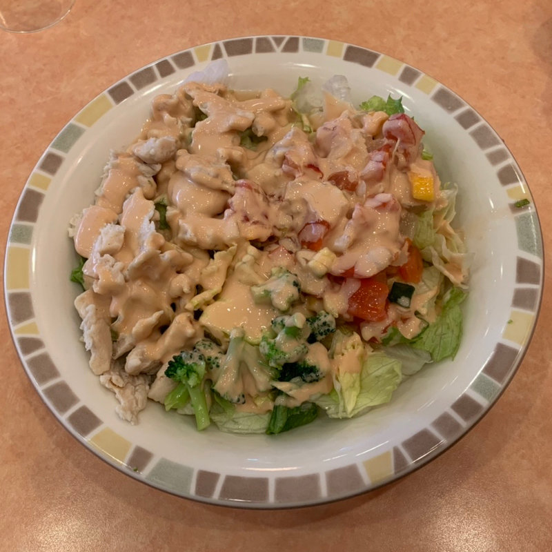 チキンとブロッコリーのサラダ　Lサイズ(サイゼリヤ 八千代村上店)