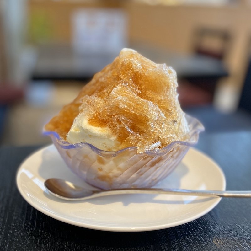 コーヒーぜんざい(平治煎餅 本店 )