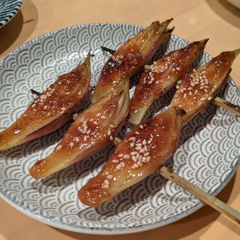 茗荷の焼き味噌(炭火串焼ヒヨク之トリ 水道橋店)