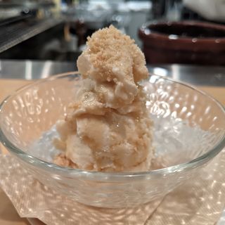 豆腐のメープルアイスクリーム(炭火串焼ヒヨク之トリ 水道橋店)