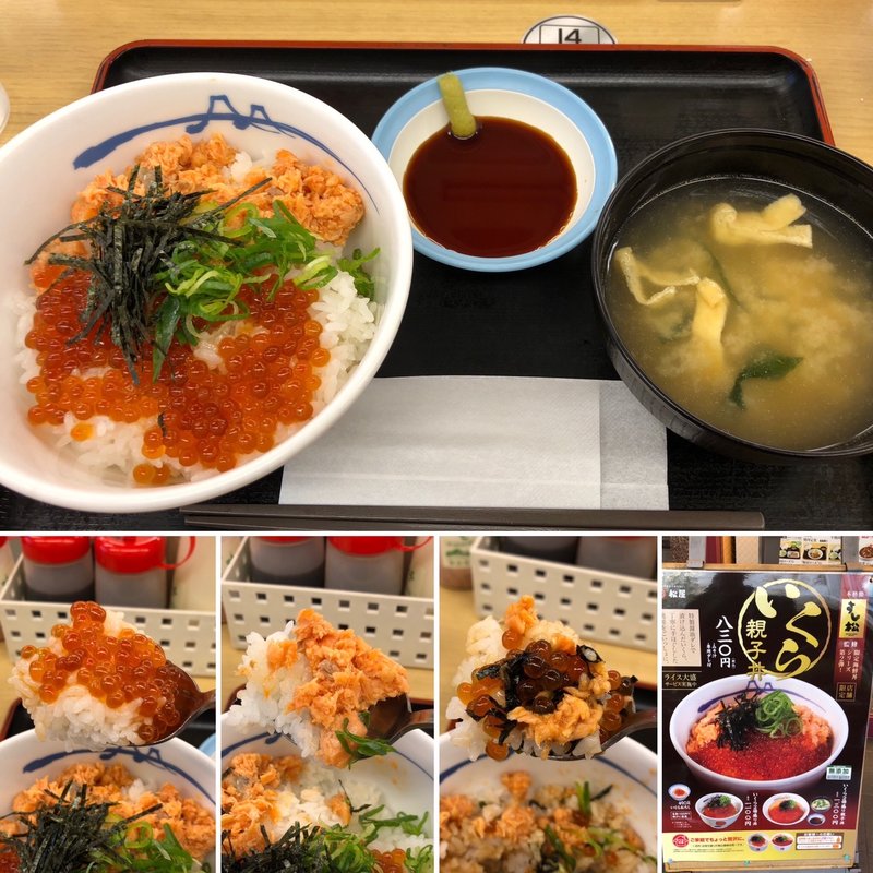 いくら親子丼(松屋 中野南口店)