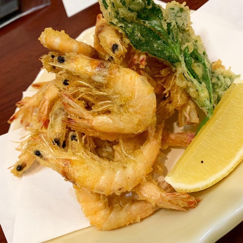 芝エビの唐揚げ(割烹 甲州)