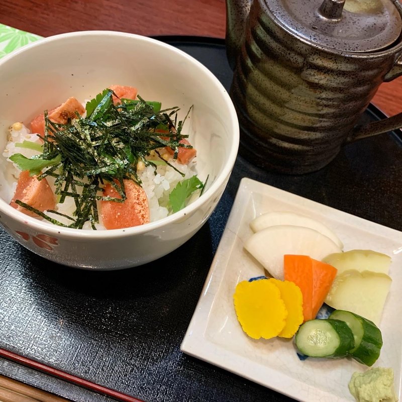 たらこ茶漬け(割烹 甲州)