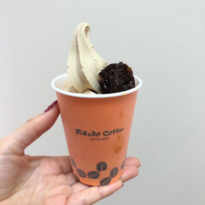 ミカド珈琲のモカソフト(ミカドコーヒー 渋谷東急本店)