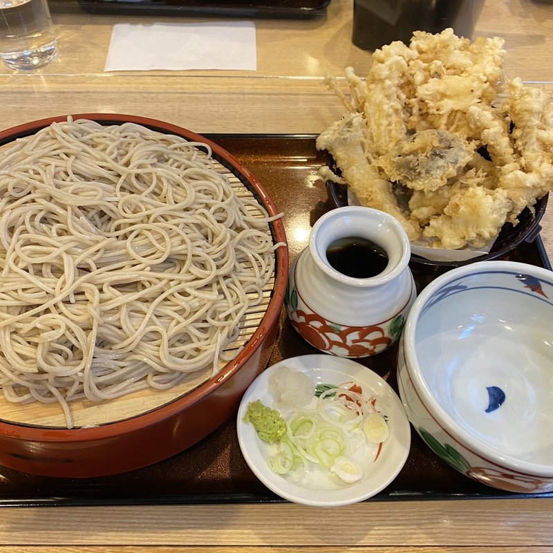 4種のきのこ天せいろ(桂庵 八丁堀店)