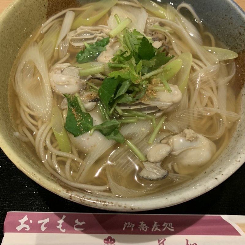 牡蠣そば(御そば処 美松)